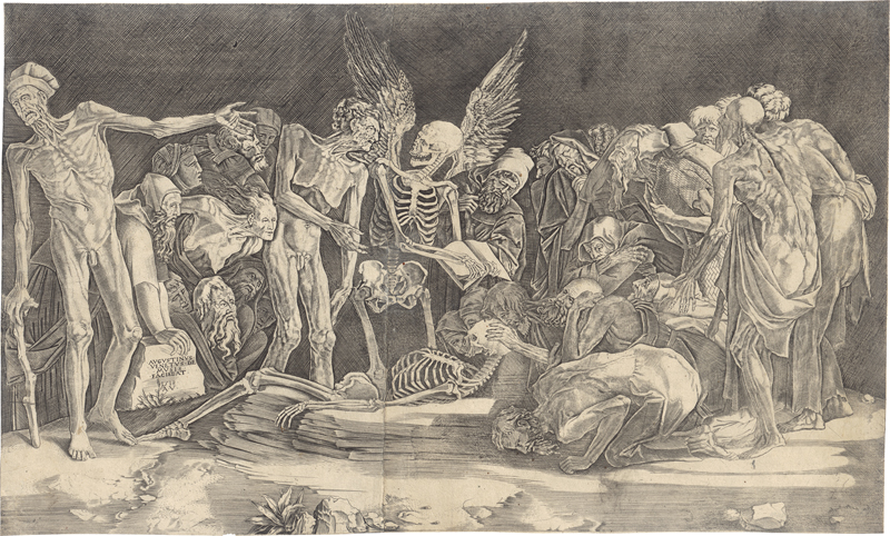 Lot 5707, Auction 126, Veneziano, Agostino, Die Skelette