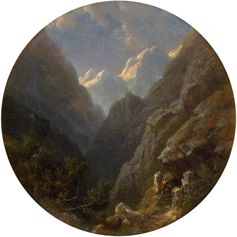 Lot 6118, Auction  126, Kummer, Robert, Alpenlandschaft mit Hochgebirgsjäger