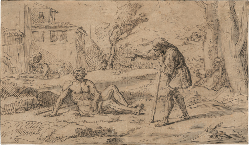 Lot 6518, Auction  126, Sieneser Schule, 16. Jh. Der verlorene Sohn