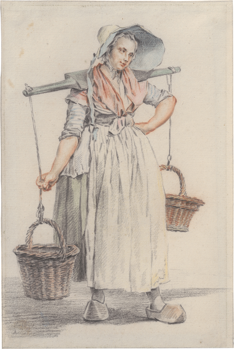 Lot 6606, Auction  126, Perkois, Jacobus, Eine Korbträgerin