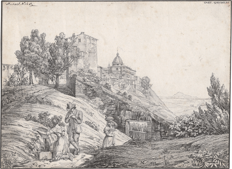 Lot 6662, Auction  126, Neher, Michael, Blick auf Castel Gandolfo