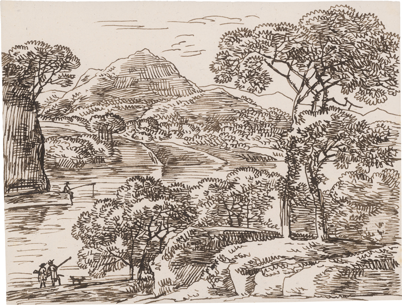 Lot 6672, Auction  126, Kobell, Franz, Sammleralbum mit Landschaftszeichnungen