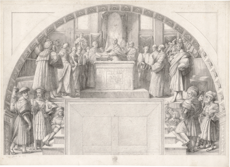 Lot 6702, Auction  126, Garelli, Luigi, Drei Fresken aus den Vatikanischen Stanzen