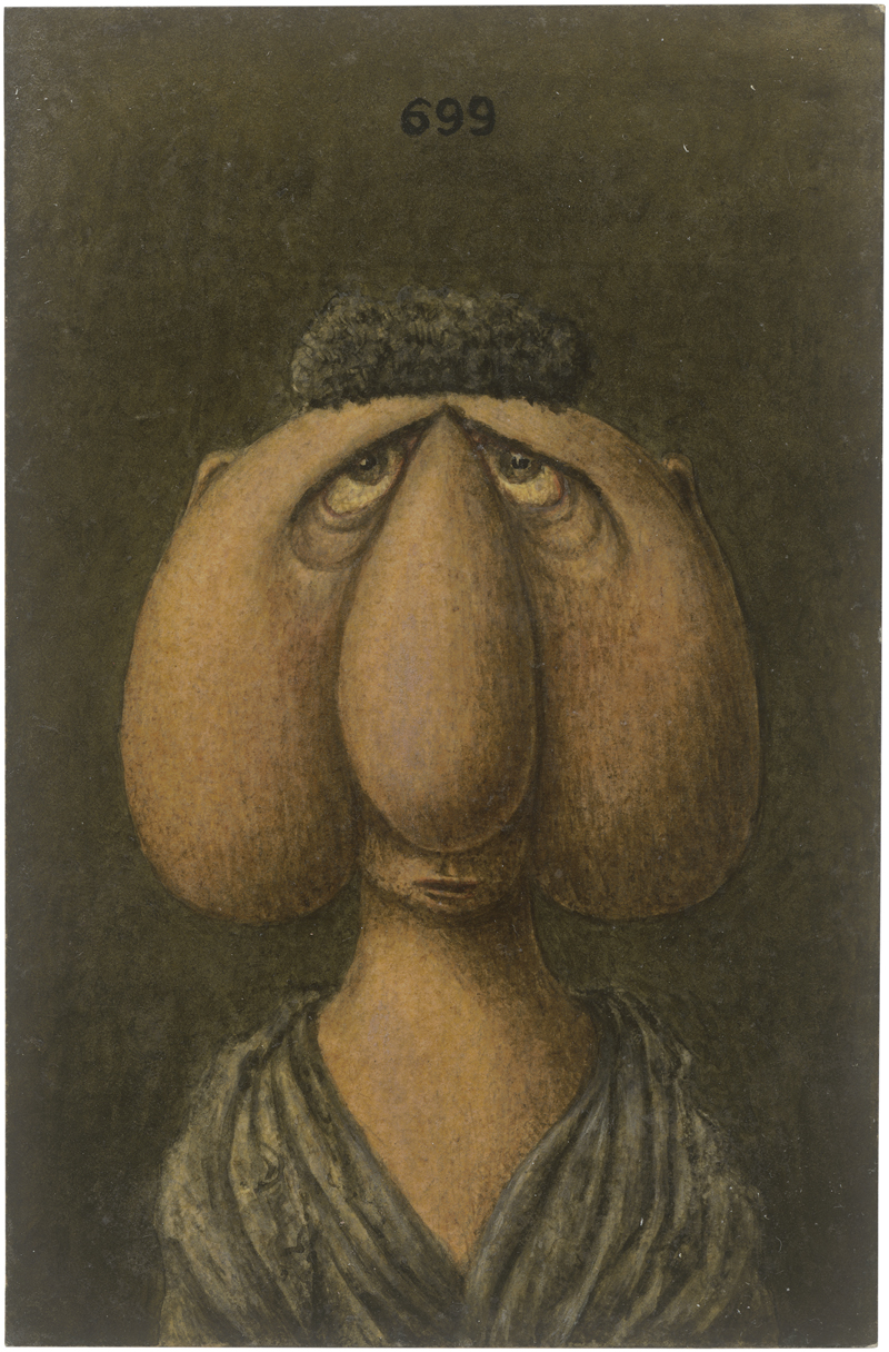 Lot 7013, Auction  126, Löwy, Leopold, Phantasiewesen frontal