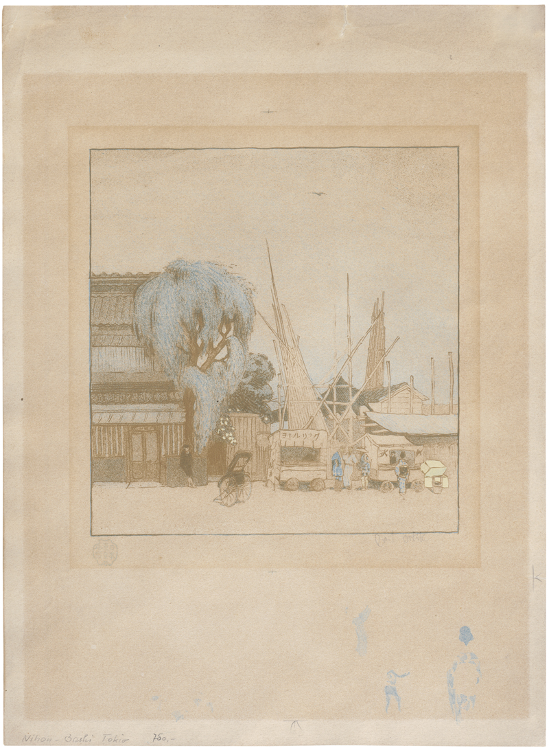 Lot 7017, Auction  126, Orlik, Emil, Nihon-Bashi, Tokio (Remarque-Abdruck)