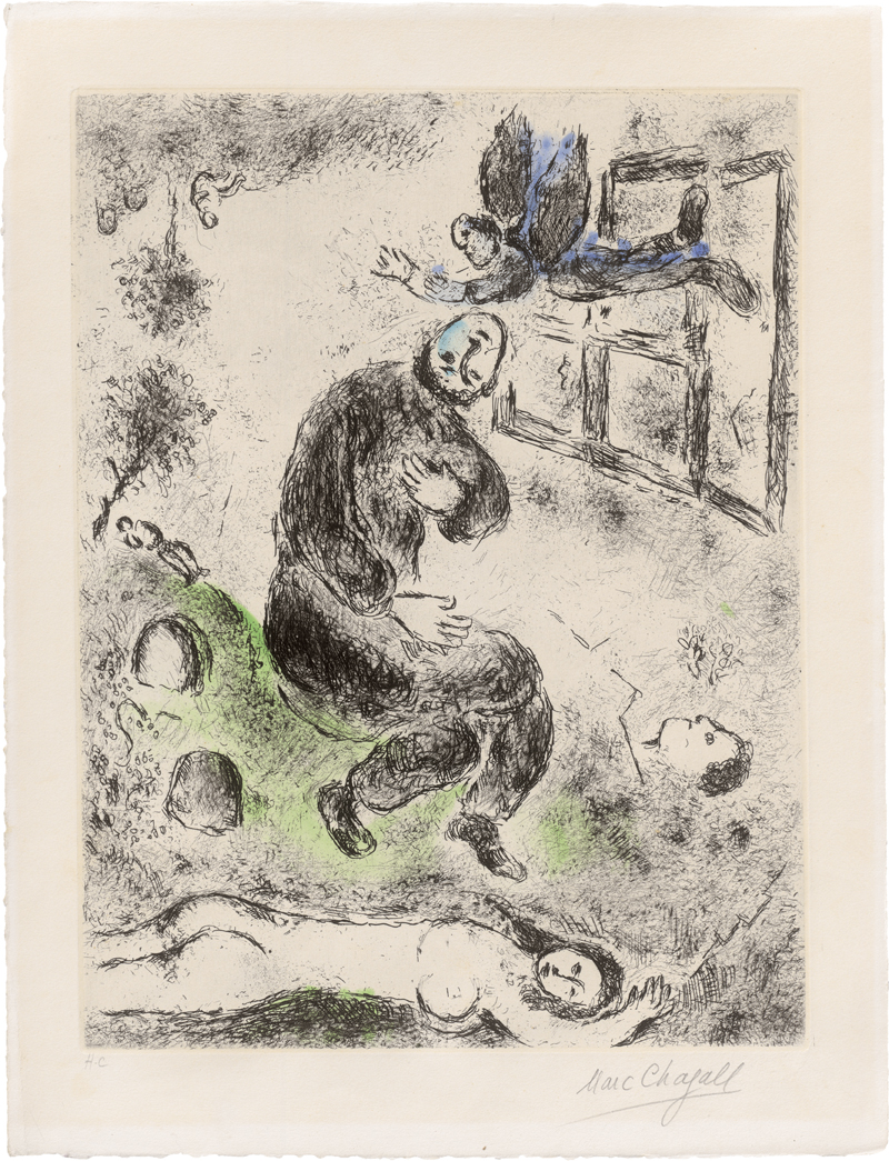 Lot 7150, Auction  126, Chagall, Marc, Aus: Louis Aragon, Celui qui dit les choses sans rien dire