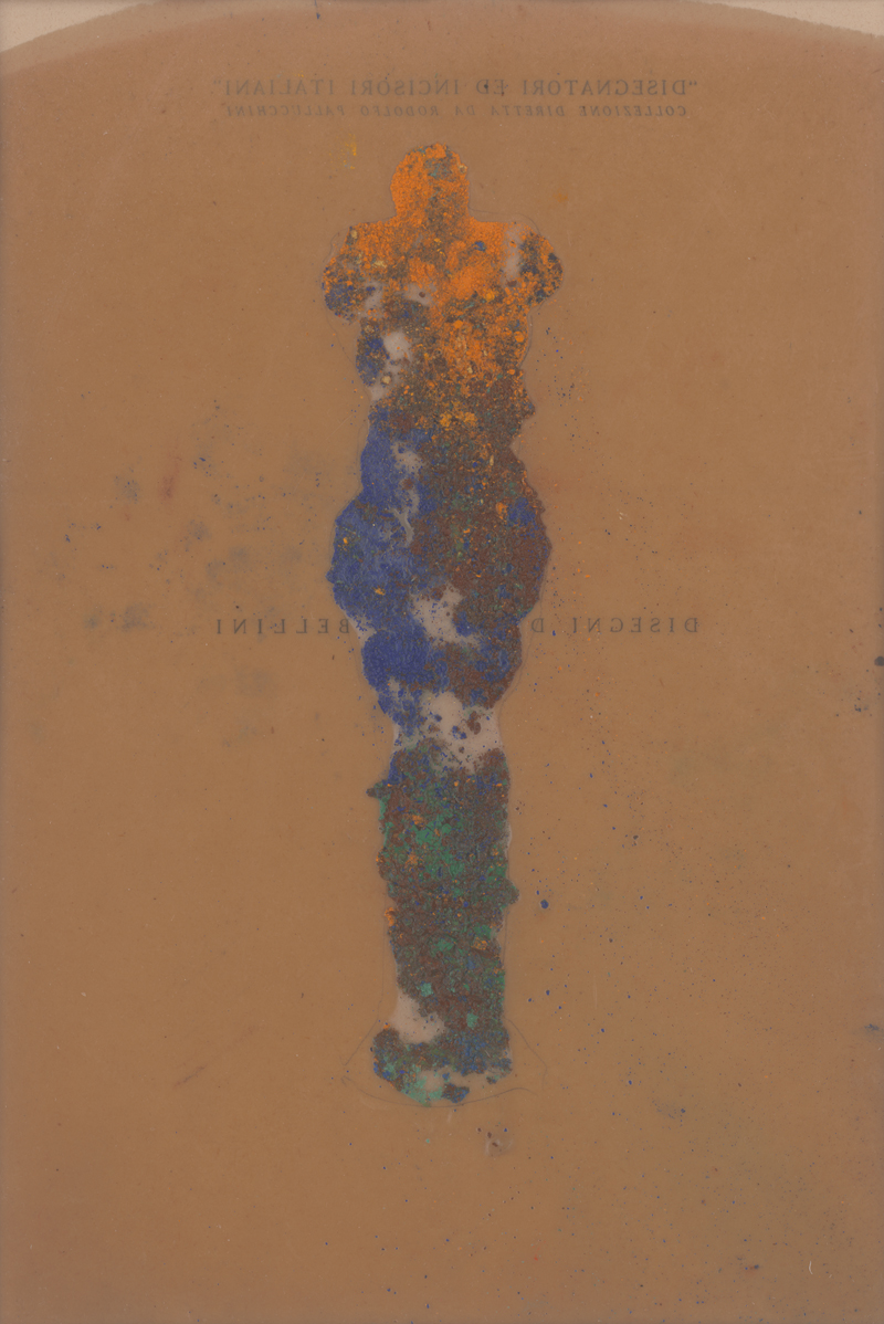 Lot 8064, Auction 126, Brodwolf, Jürgen, Figur vor Hügel mit Inschriften