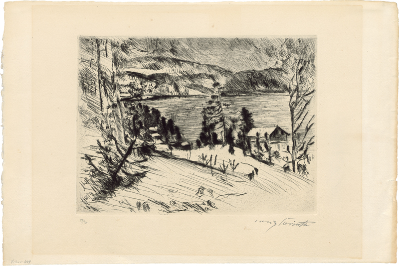 Lot 8076, Auction 126, Corinth, Lovis, Gebirgssee