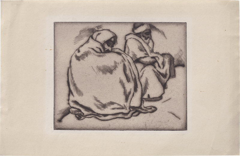 Lot 8218, Auction 126, Orlik, Emil, Rast; Vom Fischmarkt in Kairo