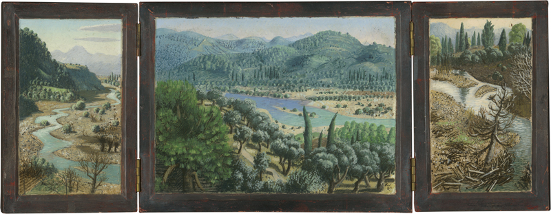 Lot 8305, Auction 126, Woyski, Klaus von, Südliche Landschaft, Frühling