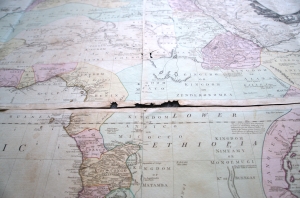 Los 1 - Bowles, Henry Carington - New Four-sheet-Map Atlas of the World displayed - 10 - thumb