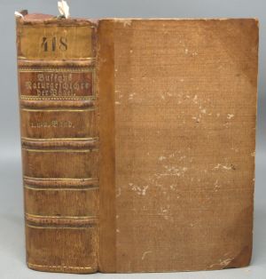 Los 348 - Buffon, Georges Louis Leclerc Comte de - Naturgeschichte der vierfüßigen Thiere [und:] Vögel.  - 1 - thumb