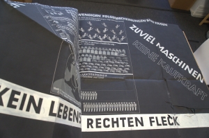 Los 498 - Eichheim, Max - Panropaprojekt. "Der an sich konstante Lebensraum Europas wird zu eng. Monumentalplakat - 5 - thumb