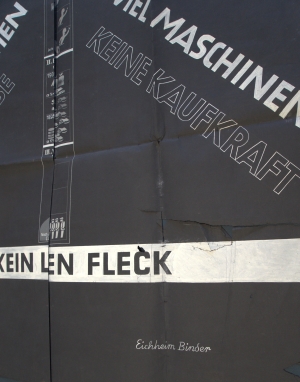 Los 498 - Eichheim, Max - Panropaprojekt. "Der an sich konstante Lebensraum Europas wird zu eng. Monumentalplakat - 6 - thumb