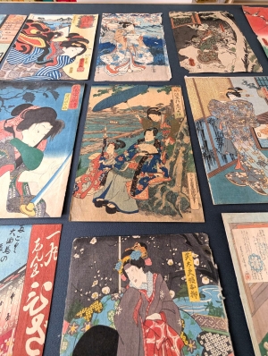 Los 602 - Bijin-ga - Sammlung von 36 Ukiyo-e Farbholzschnitten verschiedener Künstler. Tokio 1831-1866 - 14 - thumb