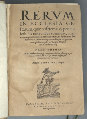 Los 1120 - Foxe, John und Pantaleon, Heinrich - Rerum in ecclesia gestarum  - 4 - thumb