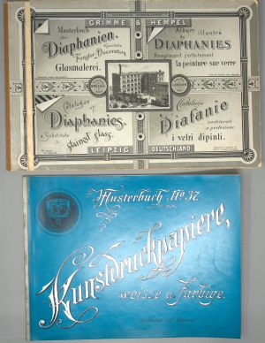 Los 1276 - Grimme & Hempel - Musterbuch über Diaphanien. Kunstvolle Fenster-Decoration. Glasmalerei - 2 - thumb