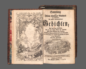 Lot 2053, Auction  127, Günther, Johann Christian, Sammlung von bis an hero herausgegebenen Gedichten