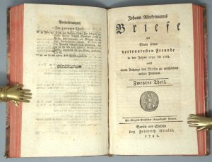 Los 2172 - Winckelmann, Johann Joachim - Briefe an einen seiner vertrautesten Freunde - 4 - thumb