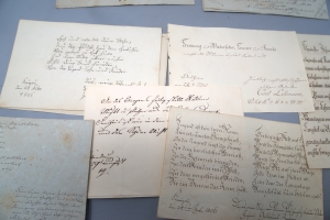 Los 2541 - Stammbuch-Kassette - eines jungen Herrn Zehme aus Kreypau bei Leuna. 1806-1819 - 3 - thumb