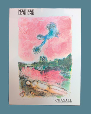 Lot 3060, Auction  127, Derrière le Miroir und Chagall, Marc - Illustr., No. 246. Chagall. Paris, Maeght, 1981. - Mit einer Farblithographie