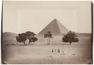 Lot 4017, Auction  127, Béchard, Émile, Grande Pyramide vue de l'Est