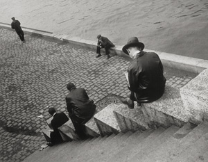 Lot 4139, Auction  127, Bing, Ilse, Three Men on Seine Steps