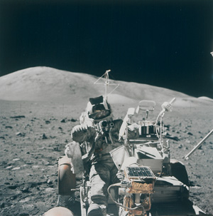 Lot 4249, Auction  127, NASA, Harrison Schmitt in the LRV, Apollo 17. Dec. 11,1972