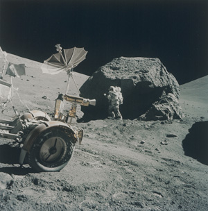 Lot 4250, Auction  127, NASA, Harrison Schmitt in the LRV, Apollo 17. Dec. 11,1972