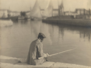 Lot 4254, Auction  127, Pictorialism, Fishing in harbor; Harbor