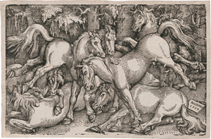 Lot 5006, Auction  127, Baldung, Hans, Sie sieben Pferde