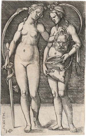 Lot 5012, Auction  127, Beham, Sebald, Judith mit dem Haupt des Holofernes