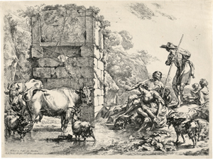 Lot 5019, Auction  127, Berchem, Nicolaes Pietersz., Die Kuhtränke