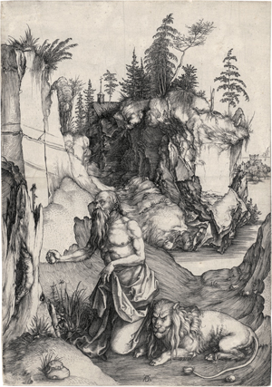 Lot 5071, Auction  127, Dürer, Albrecht, Die hl. Hieronymus in der Wüste