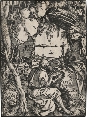 Lot 5102, Auction  127, Dürer, Albrecht, Der hl. Hieronymus in der Felsgrotte