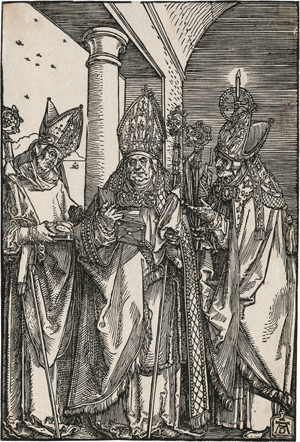 Lot 5103, Auction  127, Dürer, Albrecht, Die drei Bischöfe