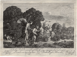 Lot 5120, Auction  127, Goudt, Hendrik, Tobias und der Engel (Der "kleine" Tobias)
