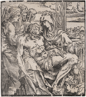 Lot 5131, Auction  127, Italienisch,  um 1540-50. Die Beweinung Christi. 