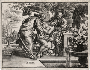 Lot 5134, Auction  127, Jegher, Christoffel, Susanna und die beiden Alten