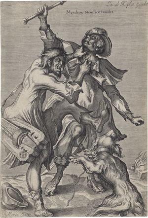 Lot 5158, Auction  127, Merian d. Ä., Matthäus, Zwei raufende Bettler 