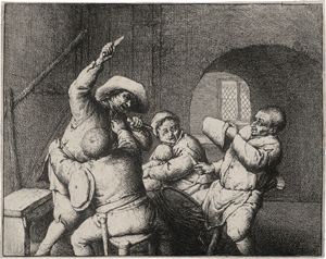 Lot 5175, Auction  127, Ostade, Adriaen van, Der Messerkampf