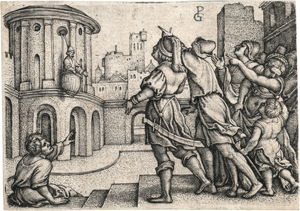 Lot 5186, Auction  127, Pencz, Georg, Der Magier Virgil im Korb