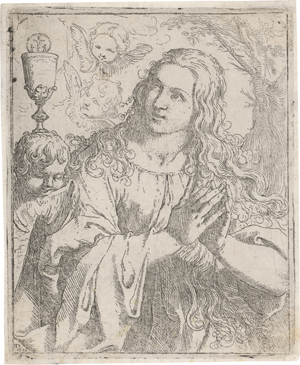 Lot 5188, Auction  127, Peruzzini, Domenico, Hl. Maria Magdalena