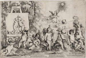 Lot 5189, Auction  127, Podestà, Giovanni Andrea, Allegorie mit Cupido und Putten