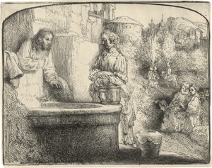 Lot 5198, Auction  127, Rembrandt Harmensz. van Rijn, Christus und die Samariterin