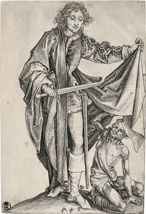 Lot 5225, Auction  127, Schongauer, Martin, Der hl. Martin