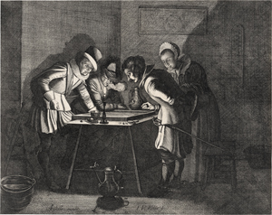 Lot 5238, Auction  127, Velde II, Jan van de, Die Backgammon-Spieler