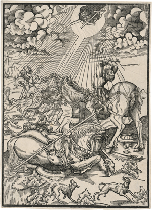 Lot 5246, Auction  127, Weigel, Martin, Die Bekehrung des Saulus