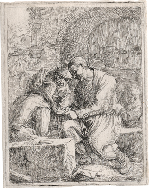 Lot 5248, Auction  127, Wyck, Thomas, Die Kartenspieler