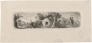 Lot 5256, Auction  127, Chodowiecki, Daniel Nikolaus, Eine kleine Landschaft (in Pankow bei Berlin aufgenommen)